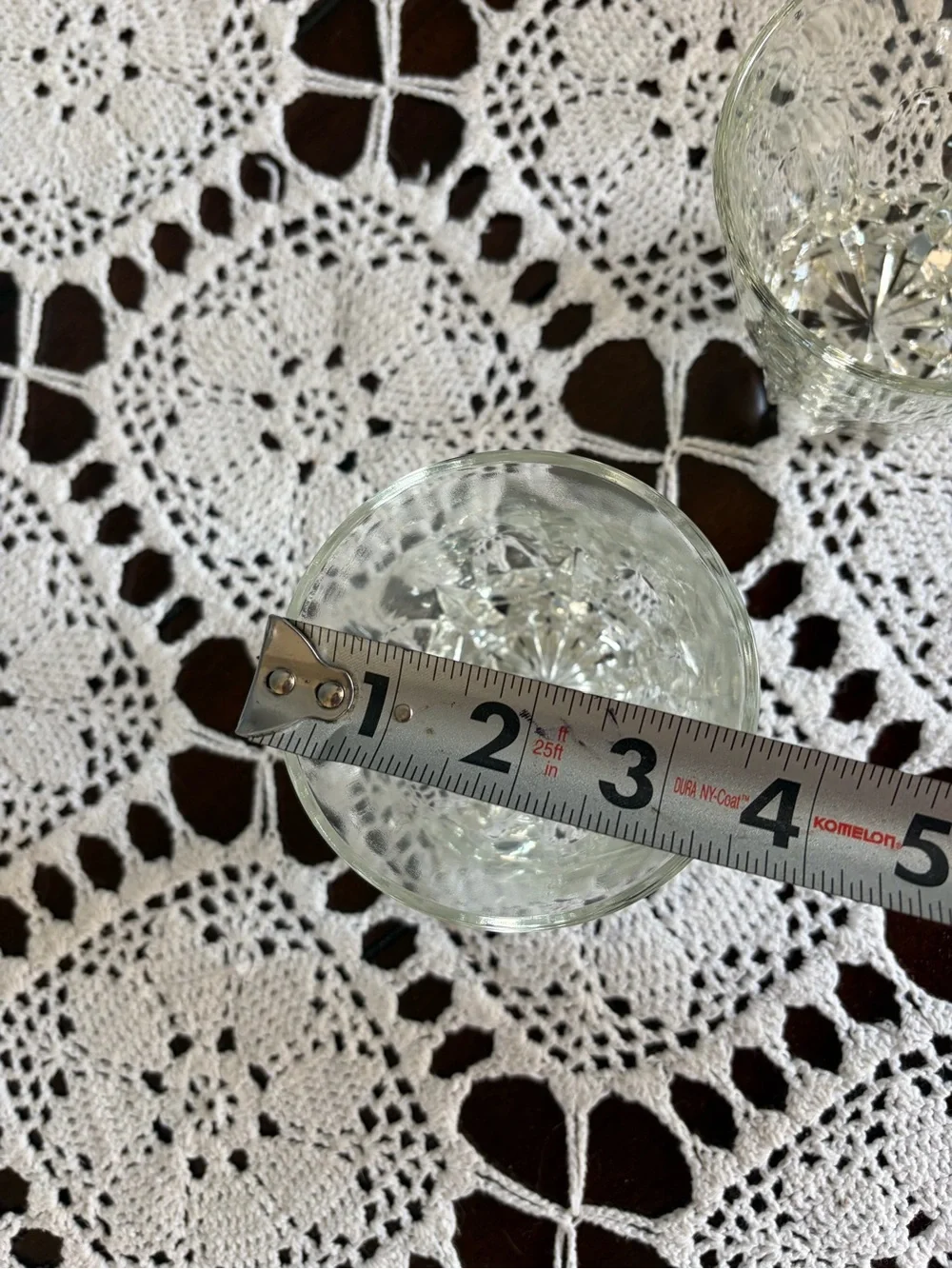 Vintage Glass Sugar Canister with Silver-Tone Lid - Set of 2